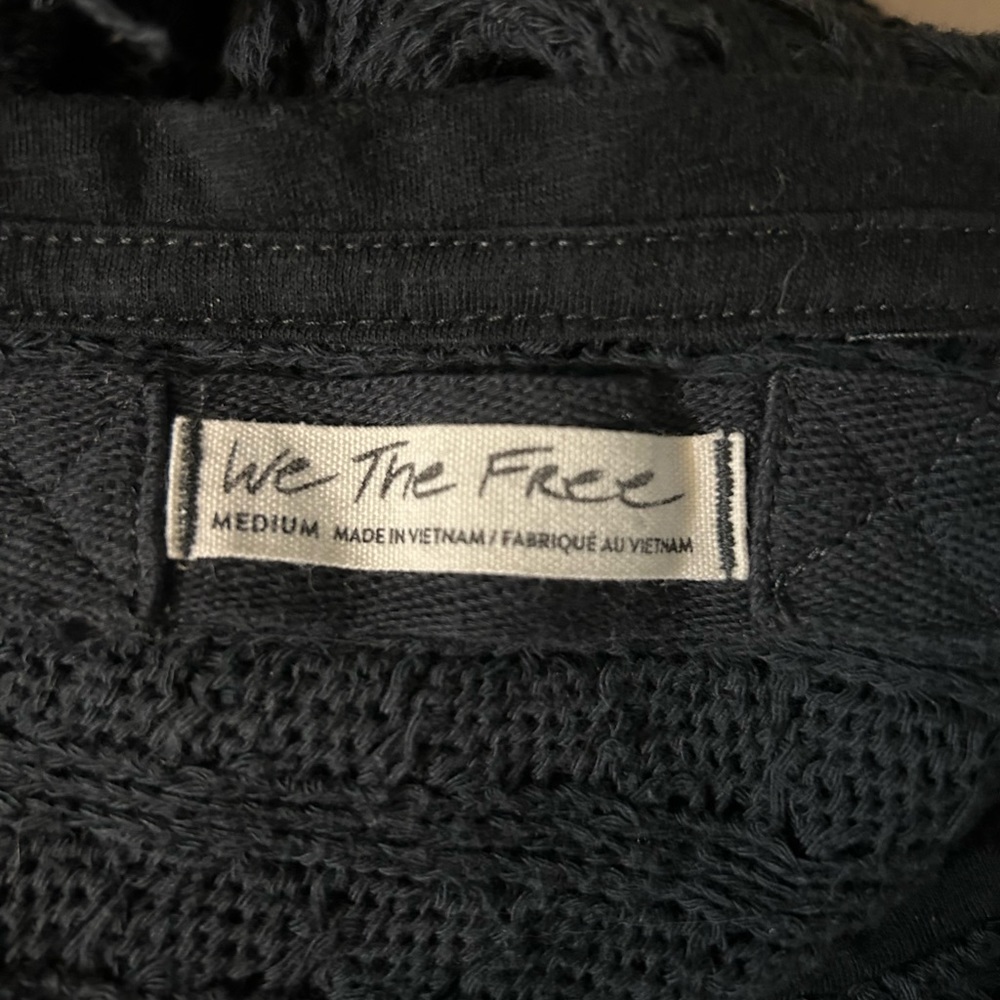 We The Free Thiens Hacci Black Sweater M - Picture 6 of 17